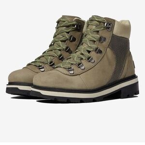 NWOB Sorel Lennox Hiker Boot in Green, Sz 8.5